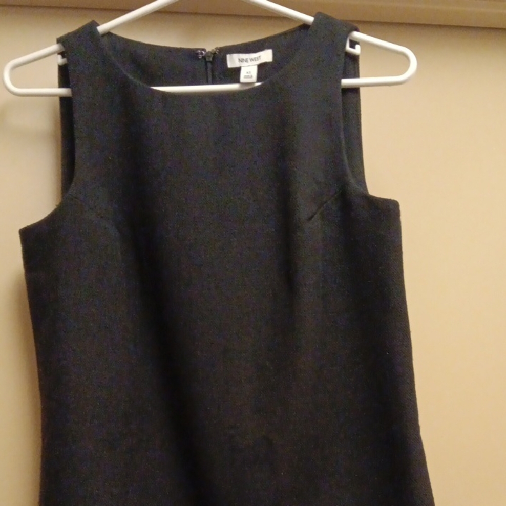 Nine West Black Sheath Cocktail Dress, Size S, Mint Condition